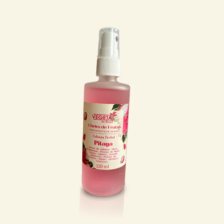 Colônia Frutal Pitaya 120ml fragrância exótica leve refrescante perfume vegetal