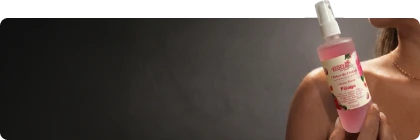 produto de cuidados com o corpo fragrância natural aplicada na pele feminina