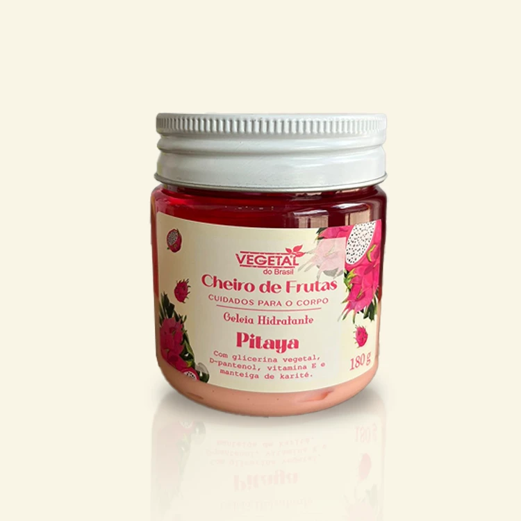 Geleia Hidratante Pitaya 180g hidratação leve pele macia fragrância exótica