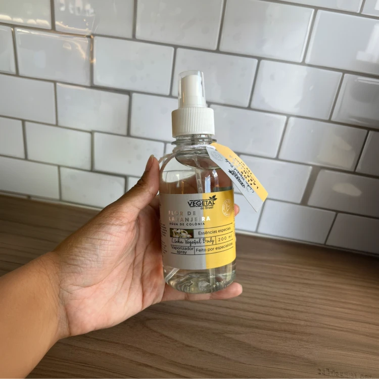 colônia flor de laranjeira 200ml perfume leve floral refrescante vegetal