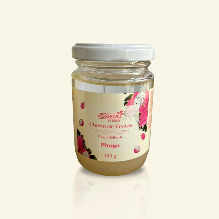 Óleo Esfoliante Pitaya 180g esfoliação hidratação pele macia fragrância exótica