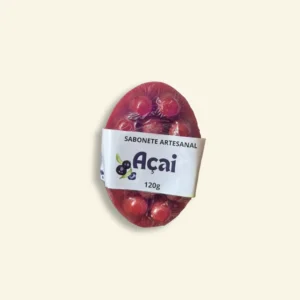 Sabonete Artesanal Açaí 120g Cascas e Folhas