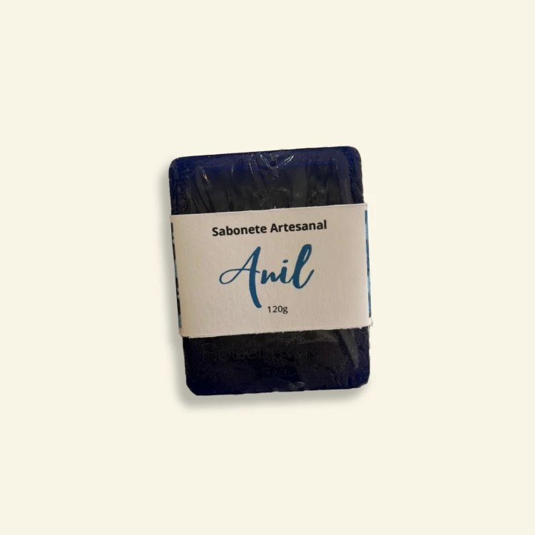Sabonete Artesanal Anil 100g Cascas e Folhas