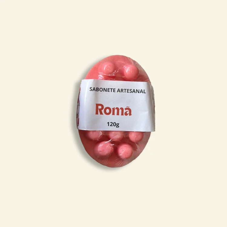 Sabonete Artesanal Romã 120g Cascas e Folhas