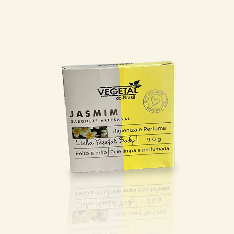 Sabonete em Barra Jasmim 90g limpeza suave pele macia fragrância floral