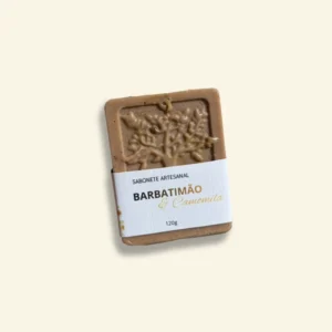 Sabonete Artesanal Barbatimão e Camomila 120g Cascas e Folhas