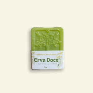 Sabonete Artesanal Erva Doce 120g Cascas e Folhas