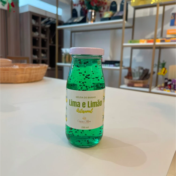 Geleia de banho Lima e Limão 250ml Cascas e Folhas - Imagem 2